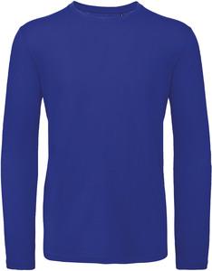 B&C CGTM070 - T-shirt bio Inspire homme manches longues Cobalt Bleu