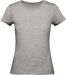 B&C CGTW043 - T-shirt Organic Inspire col rond Femme Sport Grey