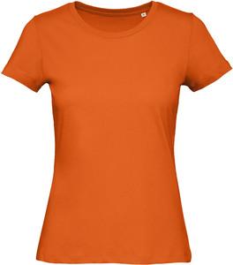 B&C CGTW043 - T-shirt Organic Inspire col rond Femme Urban Orange