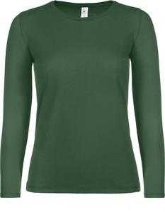 B&C CGTW06T - T-shirt manches longues femme #E150 Bottle Green