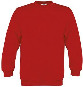 B&C CGWK680 - Sweat-shirt enfant col rond Rouge