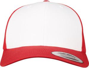 FLEXFIT FL6606CF - Casquette Retro Trucker Colored Front Red / White