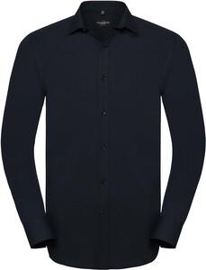 Russell Collection RU960M -  CHEMISE HOMME MANCHES LONGUES Bright Navy