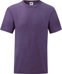 Fruit of the Loom SC221 - T-Shirt Homme Manches Courtes 100% Coton Mauve Cendré