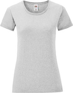Fruit of the Loom SC61432 - T-shirt femme Iconic-T Heather Grey