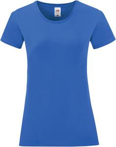 Fruit of the Loom SC61432 - T-shirt femme Iconic-T Bleu Royal