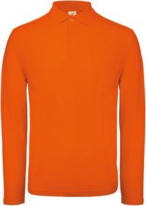 B&C CGPUI12 - Polo homme ID.001 manches longues Orange