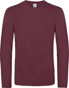 B&C CGTU07T - T-shirt homme manches longues #E190 Burgundy