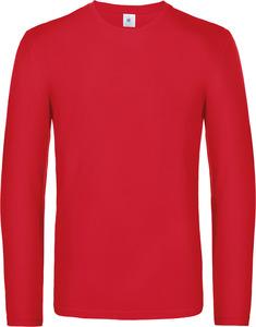 B&C CGTU07T - T-shirt homme manches longues #E190 Red