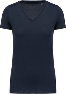 Kariban K3003 - T-shirt Supima® col V manches courtes femme Navy