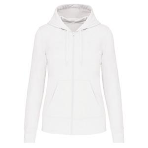 Kariban K4031 - Sweat-shirt écoresponsable zippé à capuche femme White