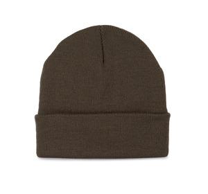 K-up KP893 - Bonnet recyclé avec doublure Thinsulate Dark Khaki