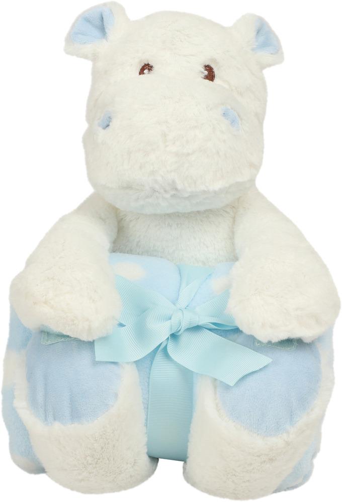 Mumbles MM606 - Peluche hippopotame avec couverture