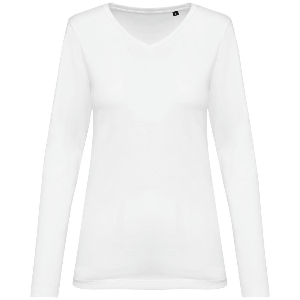 Kariban Premium PK307 - T-shirt Supima® col V manches longues femme