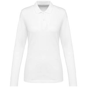 Kariban Premium PK203 - Polo Supima® manches longues femme White