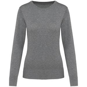 Kariban Premium PK901 - Pull Supima® col rond femme Grey Heather