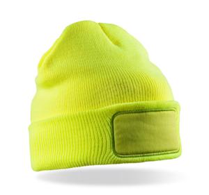 Result RC034X - Bonnet imprimable double Tricot THINSULATE™ Yellow