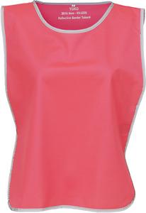 Yoko YHVJ259 - Chasuble à bordure réfléchissante Fluo Pink