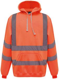 Yoko YHVK05 - Sweatshirt capuche haute visibilité Hi Vis Orange