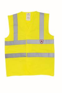 Yoko YHVW100FR - GILET HAUTE VISIBILITÉ & LSF (CHALEUR ET FLAMME) Hi Vis Yellow