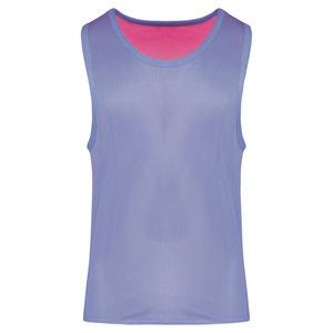 PROACT PA048 - Chasuble réversible multisports enfant Fluorescent Pink / Sporty Sky Blue