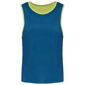 PROACT PA048 - Chasuble réversible multisports enfant Fluorescent Yellow / Sporty Royal Blue