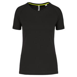 PROACT PA4013 - T-shirt de sport à col rond recyclé femme Black