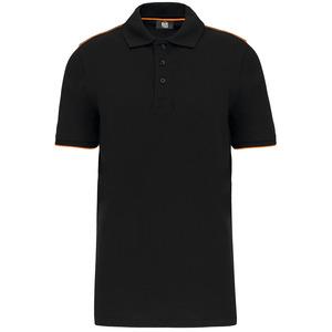 WK. Designed To Work WK270 - Polo DayToDay contrasté manches courtes homme