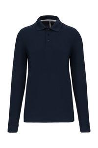 WK. Designed To Work WK276 - Polo manches longues homme Navy
