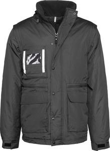 WK. Designed To Work WK6106 - Parka workwear manches amovibles homme Black