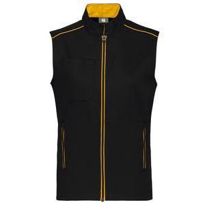 WK. Designed To Work WK6148 - Gilet DayToDay homme Black / Yellow
