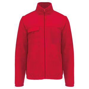 WK. Designed To Work WK9105 - Veste polaire manches amovibles homme Red