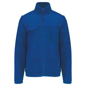 WK. Designed To Work WK9105 - Veste polaire manches amovibles homme Royal Blue