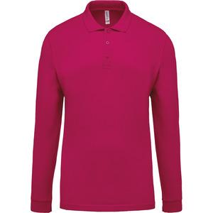 Kariban K256 - Polo piqué manches longues homme Fuchsia