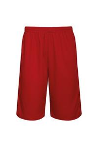 ProAct PA162 - SHORT RÉVERSIBLE BASKET-BALL UNISEXE Sporty Red / White