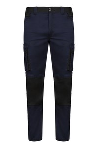 Velilla 103031S - BICOLOR STRETCH PANTS MARINE/NOIR