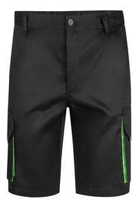 Velilla 103007 - BERMUDA BICOLORE Black/Lime Green