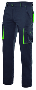 Velilla 103024S - PANTALON STRETCH BICOLORE Black/Lime Green