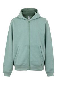 Mukua SF270K - SWEAT KIDS À CAPUCHE ZIPPÉE Sage