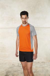 ProAct PA467 - T-SHIRT BICOLORE SPORT MANCHES COURTES UNISEXE