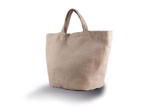 Kimood KI0227 - CABAS EN TOILE DE JUTE TEINT 100% NATUREL