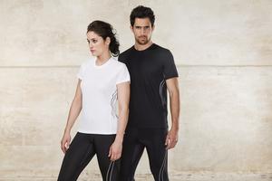 ProAct PA465 - T-SHIRT BI-MATIÈRE SPORT MANCHES COURTES