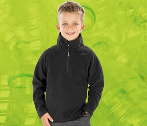 RESULT RS905J - Polaire col zippé enfant en polyester recyclé